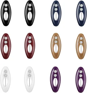12Pcs Hijab Pins for Women Muslim - Colorful Plastic Pins for Scarves, Hijabs, Shawls - Rustproof Non-Slip Hijab Clips