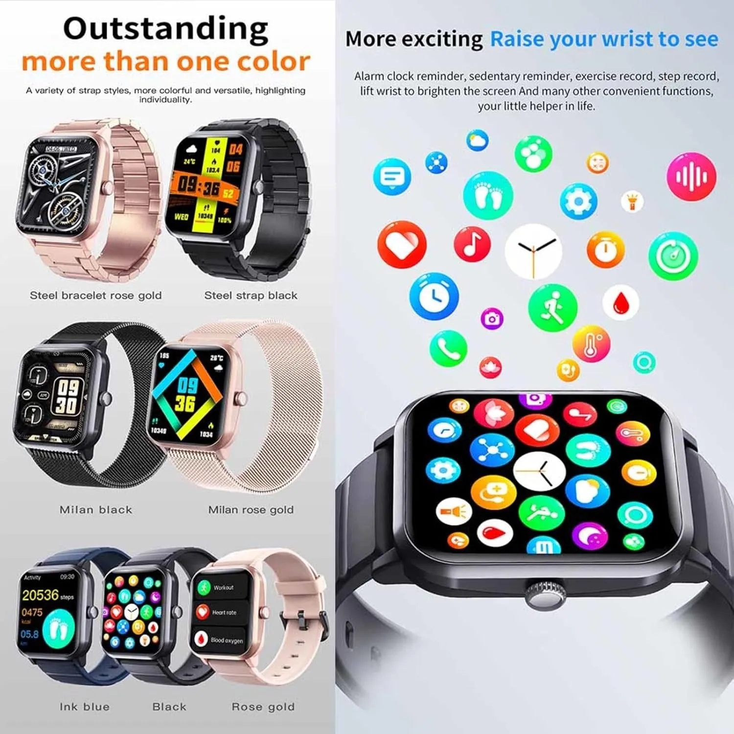 2025 Watches for Men - Watch That Monitors Bp 1.9" Fitness Tracker with Heart Rate Monitor 50 Sports Modes Fitness and Sports F330707,MilanGold