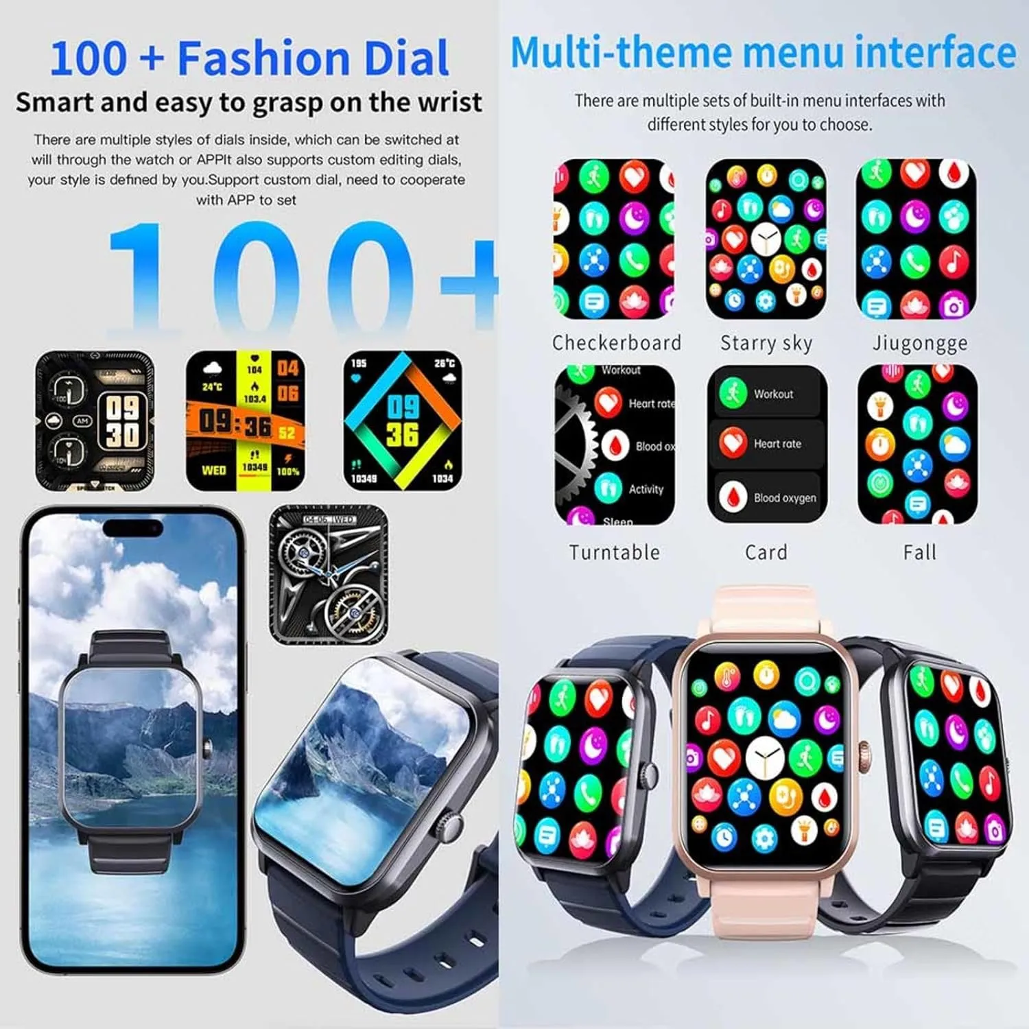 2025 Watches for Men - Watch That Monitors Bp 1.9" Fitness Tracker with Heart Rate Monitor 50 Sports Modes Fitness and Sports F330707,MilanGold