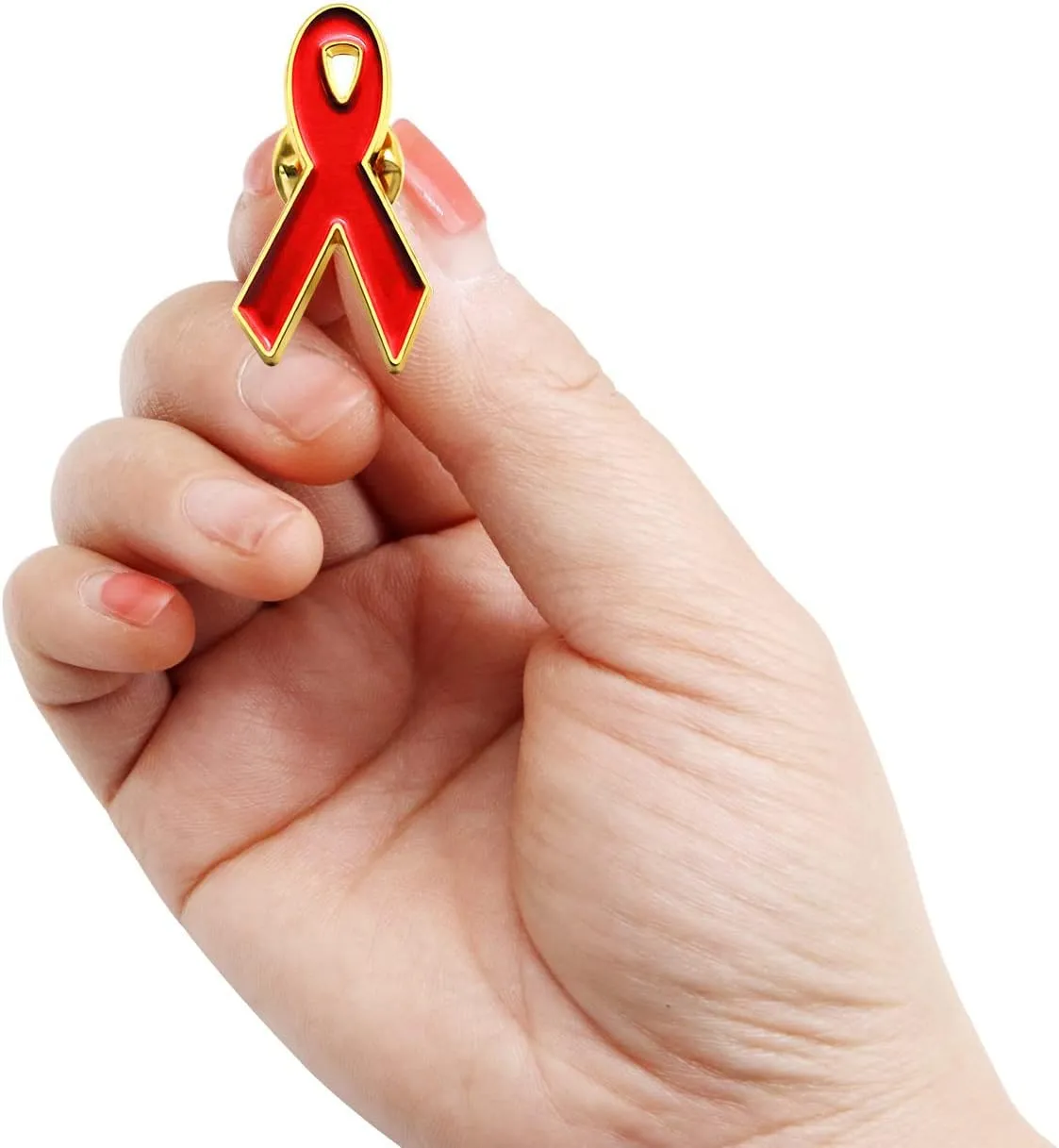 20/50/100 Pack-Cause Awareness Multicolor Ribbon Lapel Pin -Support Your Fundraiser