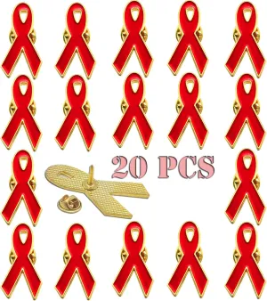 20/50/100 Pack-Cause Awareness Multicolor Ribbon Lapel Pin -Support Your Fundraiser