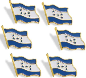 6/12/50/100 Pack-Honduras Flag Pins Bulk -1 Metal Patriotic Honduran Lapel Pins Badge Souvenir For Hat Bag Travel Gifts