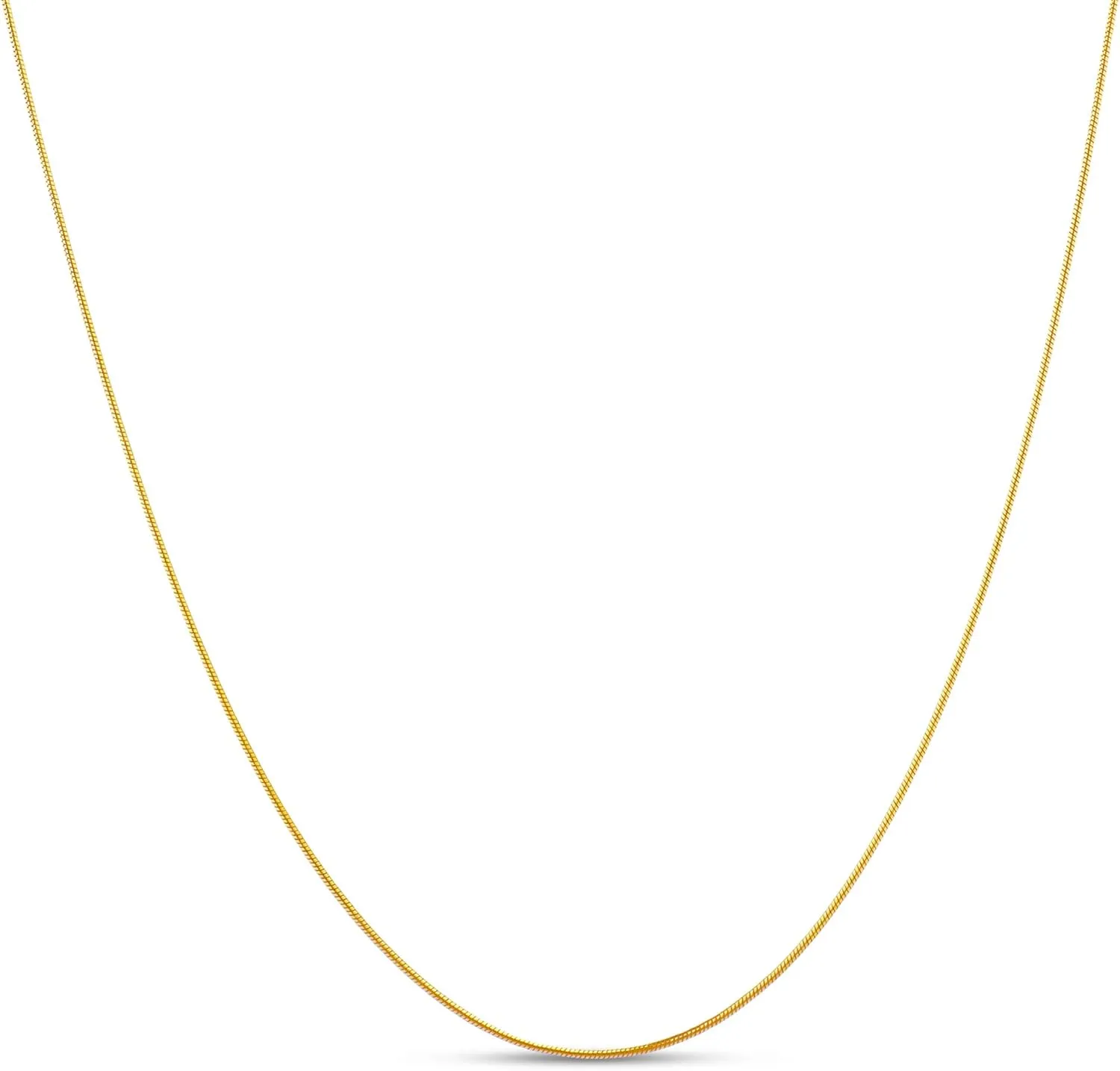 925 Sterling Silver 14-24 Inch Adjustable Chain Necklace for Women Made in Italy