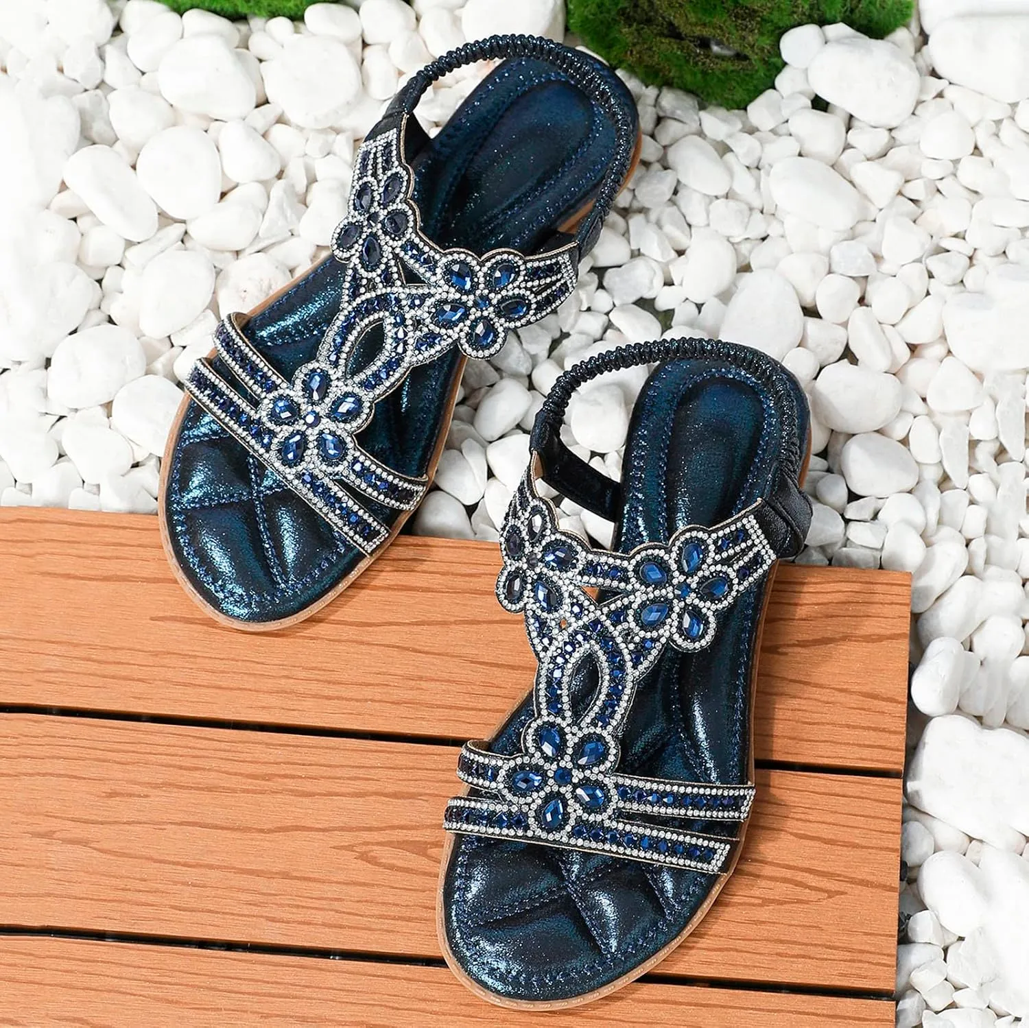 Adjustable Strap Orthopedic Sandals Women Arch Support Platform Wedge Summer Casual Shoes Comfortable Walking Outdoor Flip Flops Non Slip