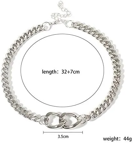 African Gold Silver Spring Choker Necklace Bib Chokers Statement Necklace Aesthetic Collar Necklaces Costume Jewelry Accessories Birthday Jewelry for Women
