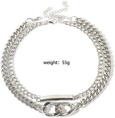 African Gold Silver Spring Choker Necklace Bib Chokers Statement Necklace Aesthetic Collar Necklaces Costume Jewelry Accessories Birthday Jewelry for Women