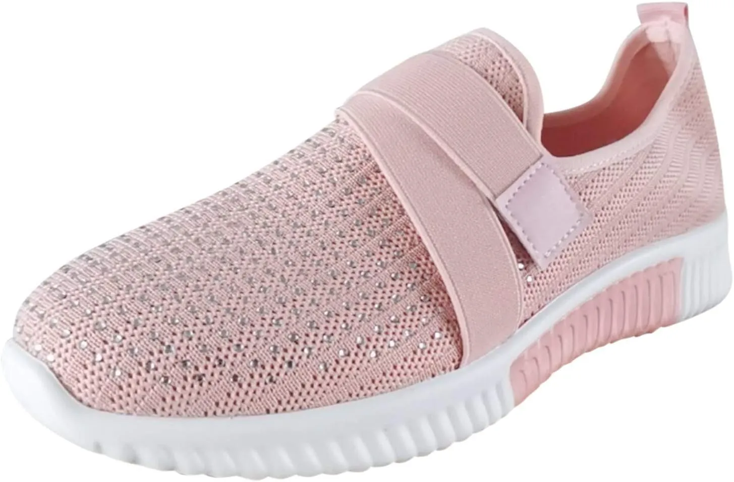 AMDBEL Sneakers for Women Trendy 2024 Women's Fashion Sneakers Round Toe Wide Width Platform Shoes Thick Sole Travel Shoes