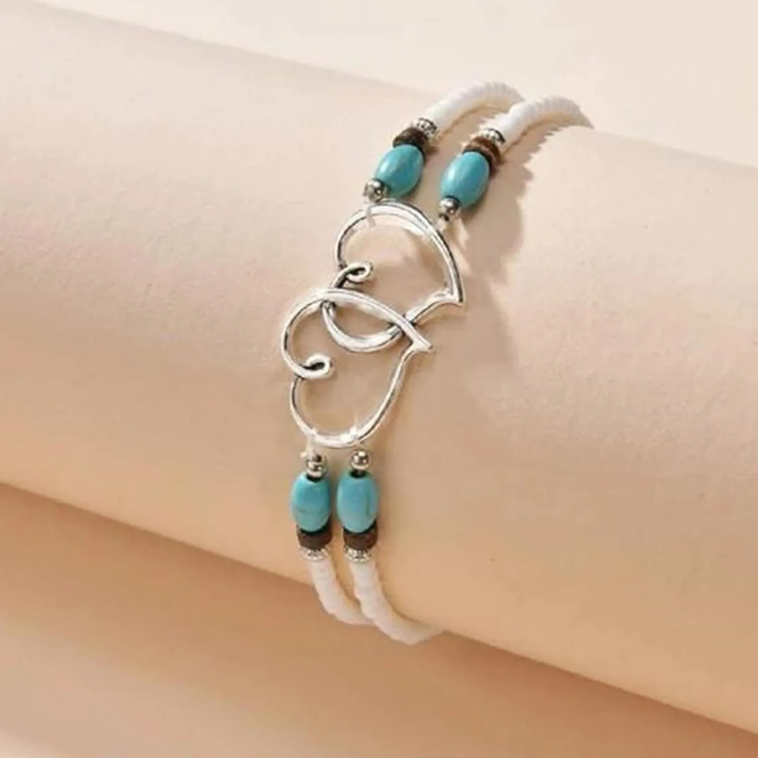 Ankle Bracelet for Women Beach Puka Shell Anklet Waterproof Starfish Seashell Pearl Anklets Stretch Beaded Ankle Bracelets Boho Beach Anklet Jewelry for Summer Beach Party