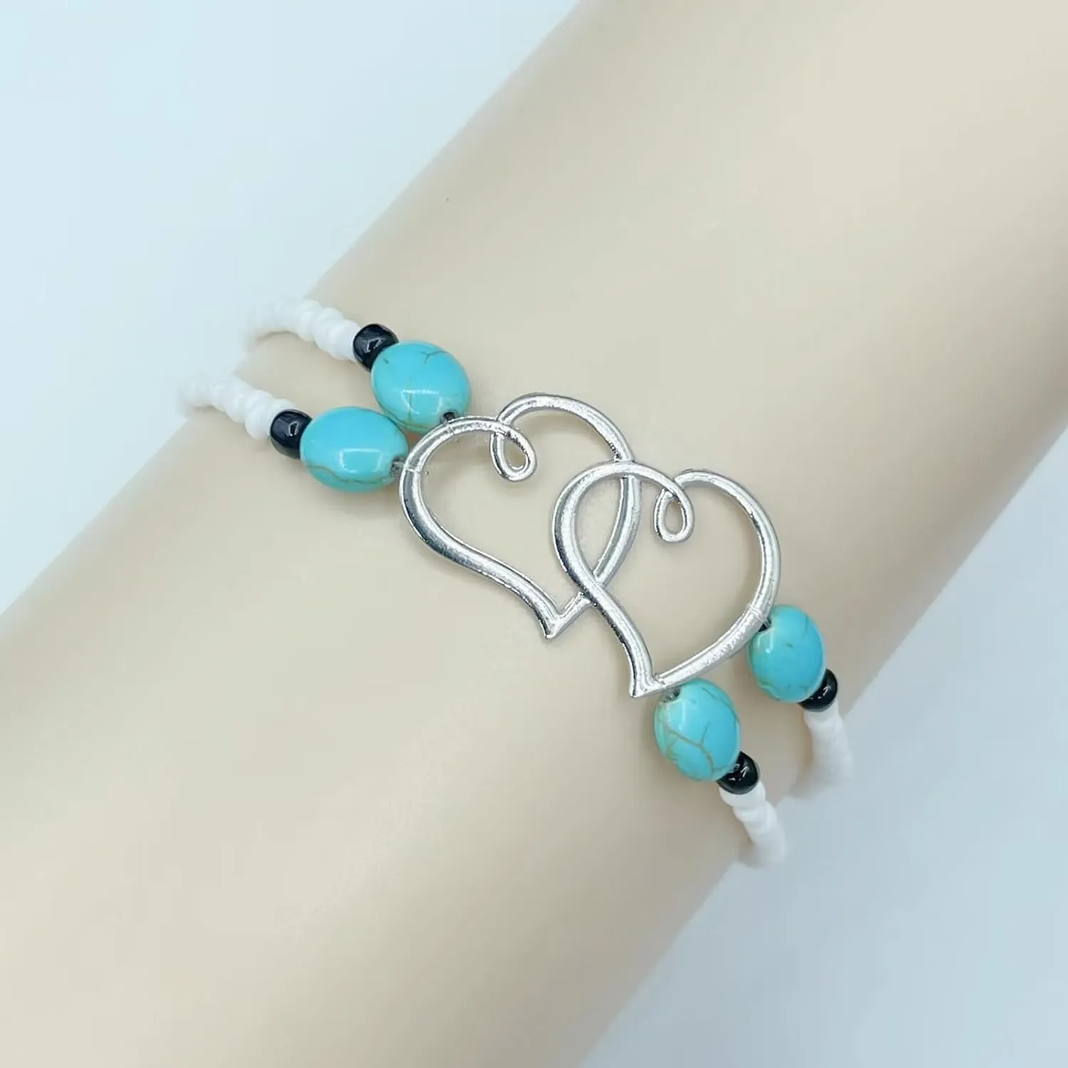 Ankle Bracelet for Women Beach Puka Shell Anklet Waterproof Starfish Seashell Pearl Anklets Stretch Beaded Ankle Bracelets Boho Beach Anklet Jewelry for Summer Beach Party