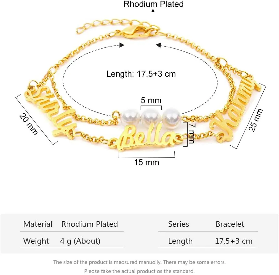 Ankle Bracelets for Women Custom Names Anklets Free Engraving Layered Bracelet Gold Anklets for Women Beach Jewelry