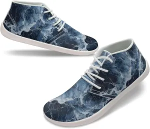 Barefoot Shoes for Men Comfortable Low-Top Zero Drop Tennis Workout Shoes Wide Toe Box Anti-Skid Waterproof Sport Hiking Sneakers for Teen Boys US 5-14