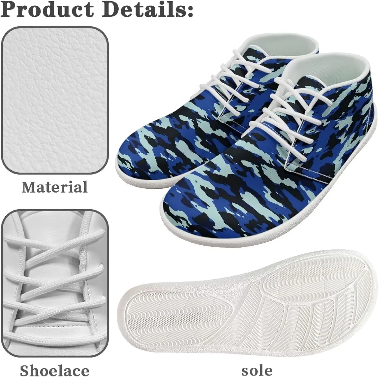Barefoot Shoes for Men Comfortable Low-Top Zero Drop Tennis Workout Shoes Wide Toe Box Anti-Skid Waterproof Sport Hiking Sneakers for Teen Boys US 5-14