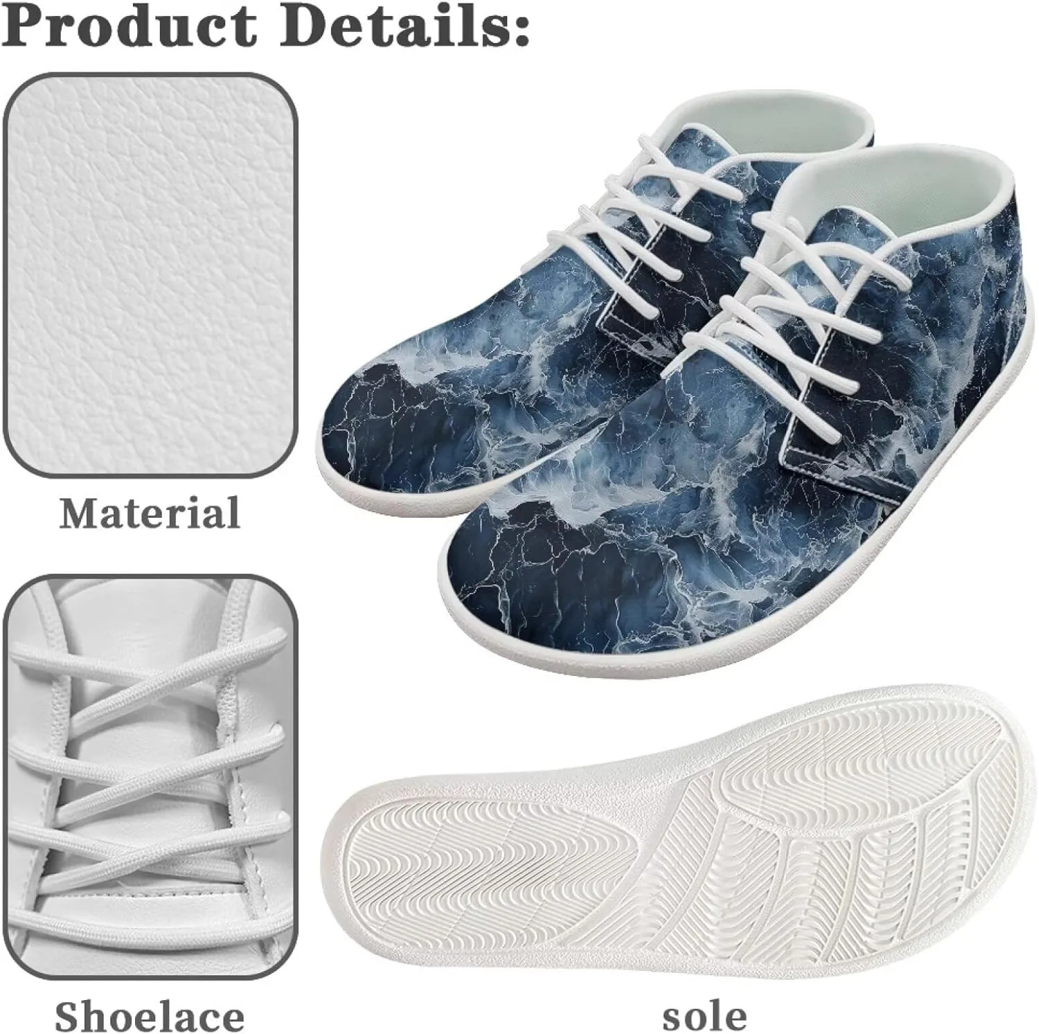 Barefoot Shoes for Men Comfortable Low-Top Zero Drop Tennis Workout Shoes Wide Toe Box Anti-Skid Waterproof Sport Hiking Sneakers for Teen Boys US 5-14
