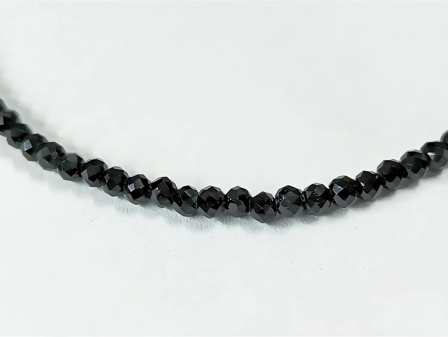 Black Bead Crystal Charm Anklet Bracelet Handmade Simple Summer Beach Waterproof Ankle Foot Chain Bracelets for Women Minimalist Jewelry Adjustable