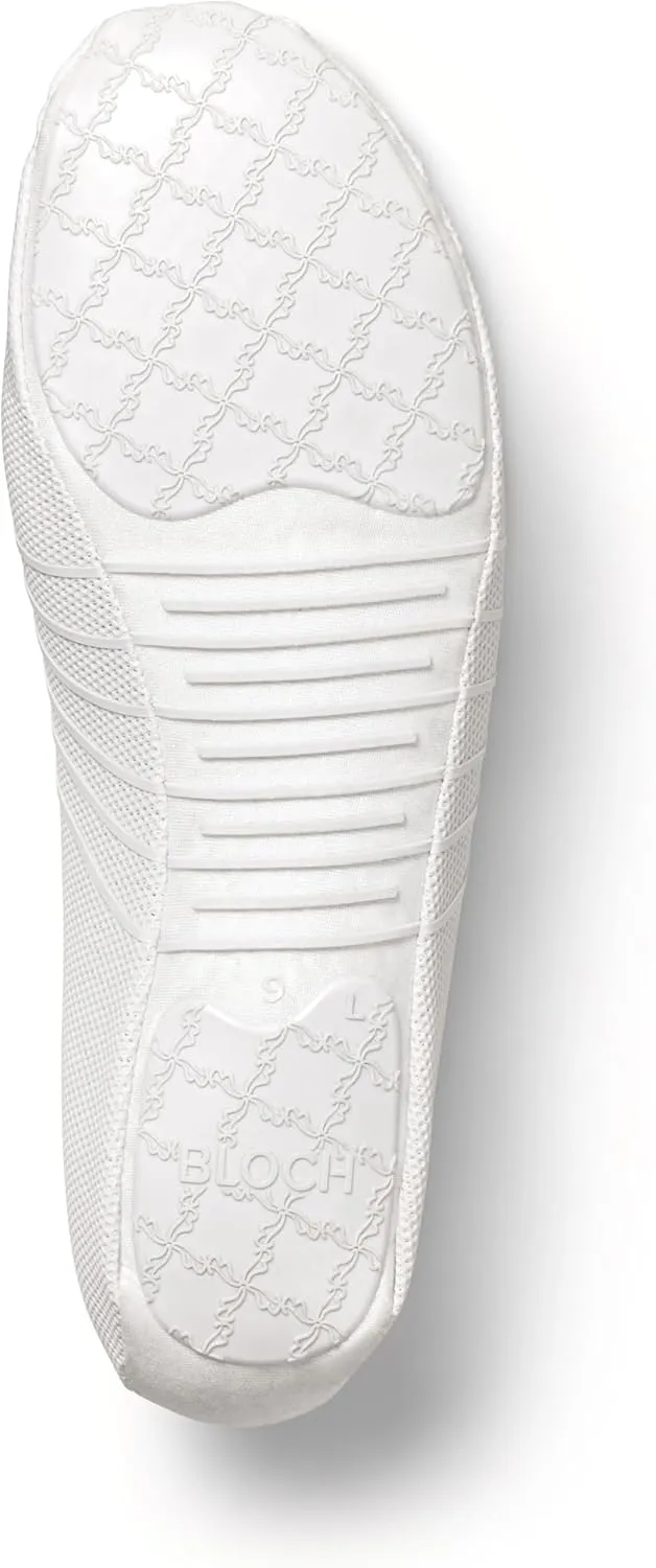Bloch Women's Flex Slipper, White/Gray, 8