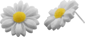 bobauna Big Sunflower Daisy Flower Stud Earrings Floral Jewelry For Women