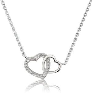 Cherished Moments Sterling Silver Mom and Me Double Heart Bracelet Sold as a Set or individually