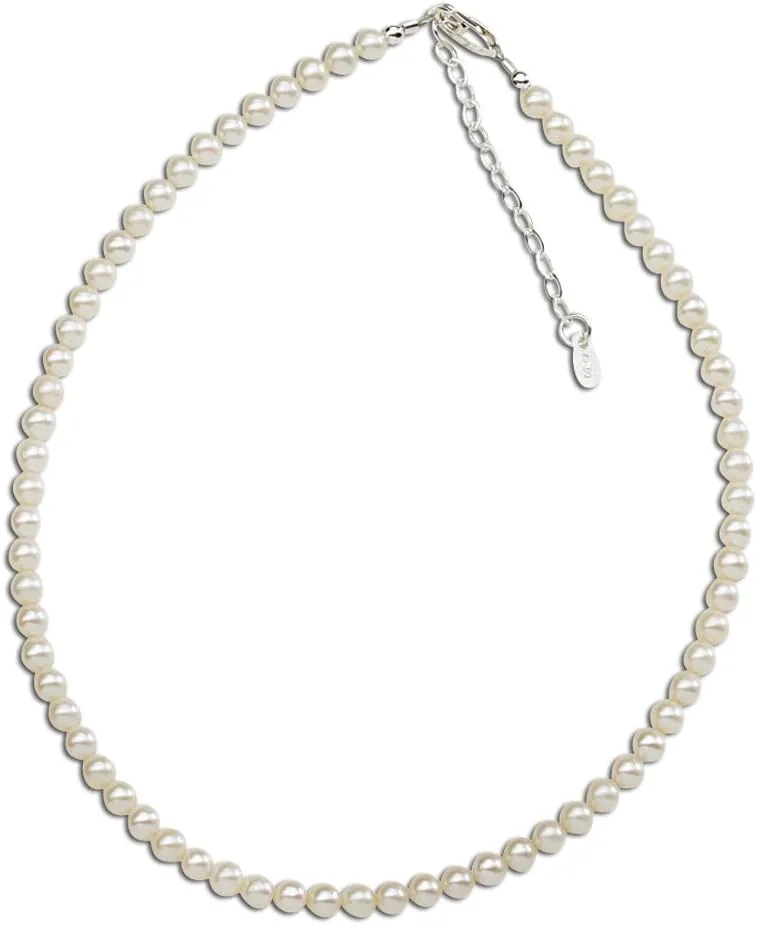 Children's or Baby Sterling Silver Cultured Pearl Bracelet and/or Necklace