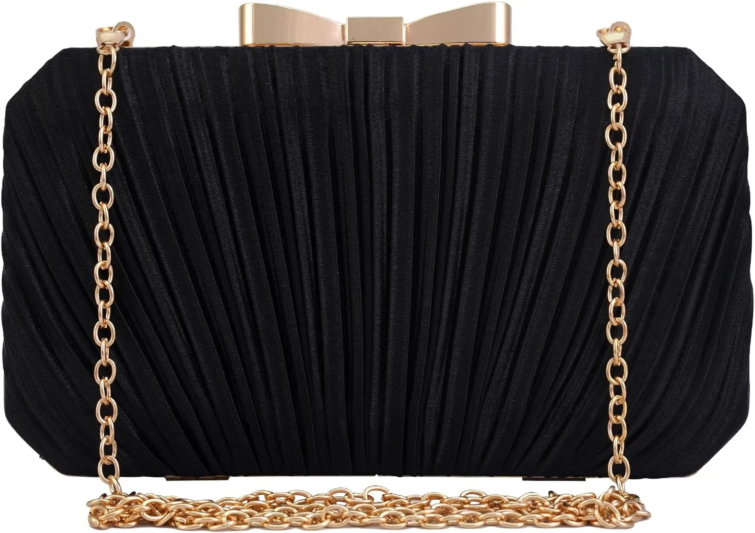 Clutch Purses for Women Evening Bag Handbags Crossbody with Chain Strap for Bridal Wedding Party New Year bow - butterfly