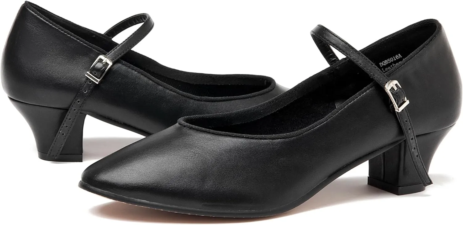 Danzcue 1.5 Inch Character Dance Shoes