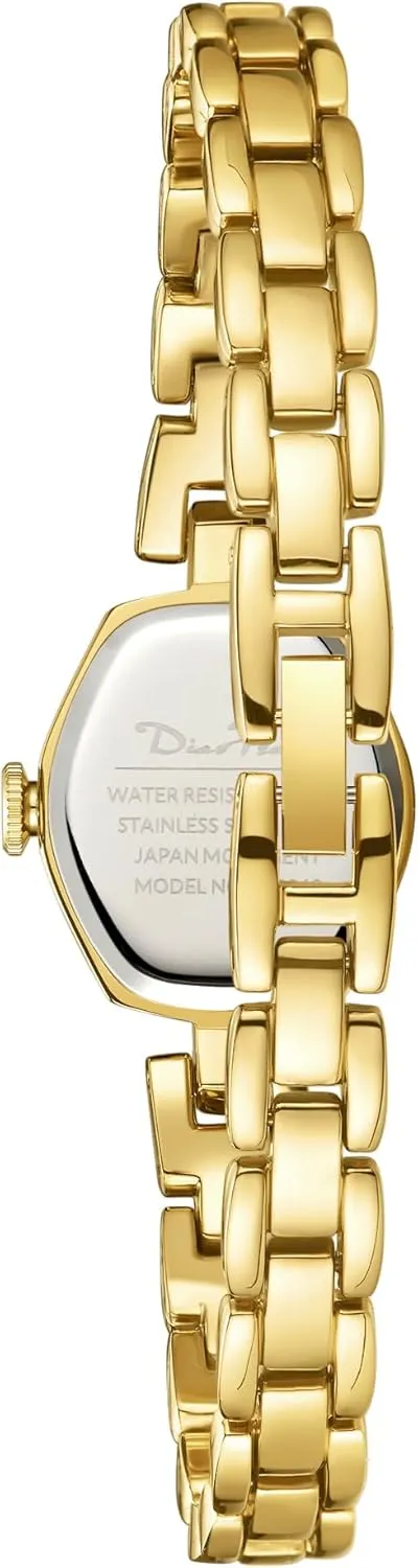 Diaofendi Small Gold Women's Watch,Stainless Steel Band Vintage Ladies Womens Gold Watch Luxury Bracelet Tools Included,Water Resistant