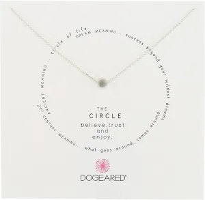 Dogeared Karma The Circle Necklace,16"