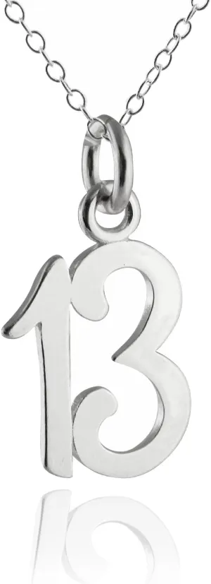 FashionJunkie4Life Milestone Numbers Pendant Necklace for Birthdays and Anniversaries Gift