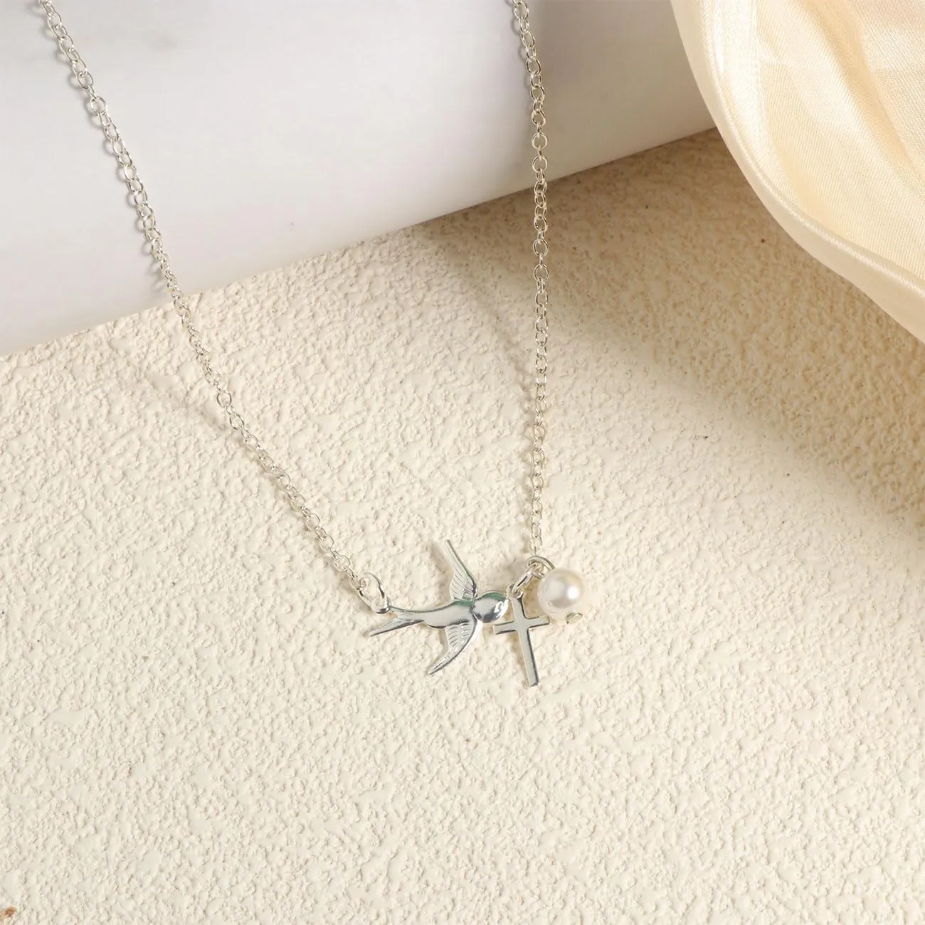 First Holy Communion Gifts for Boys Girls,Cross Necklaces Baptism Christening Gifts Christian Religious Gifts for Son Daughter