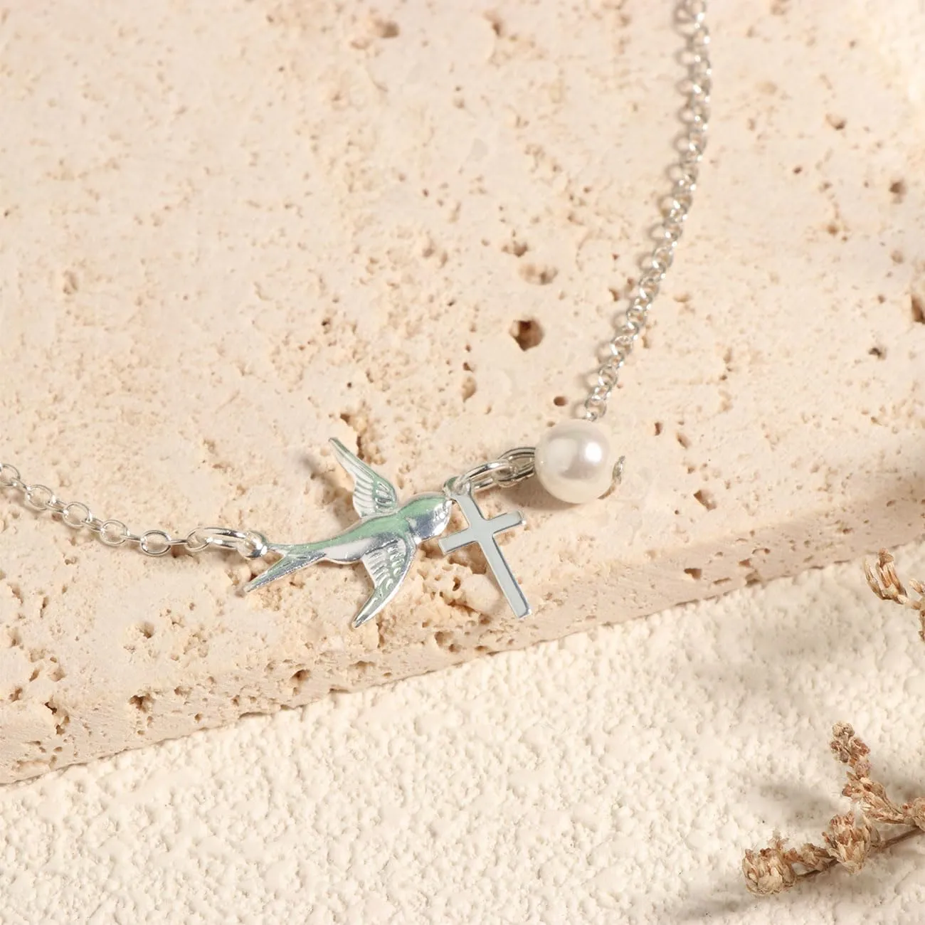 First Holy Communion Gifts for Boys Girls,Cross Necklaces Baptism Christening Gifts Christian Religious Gifts for Son Daughter