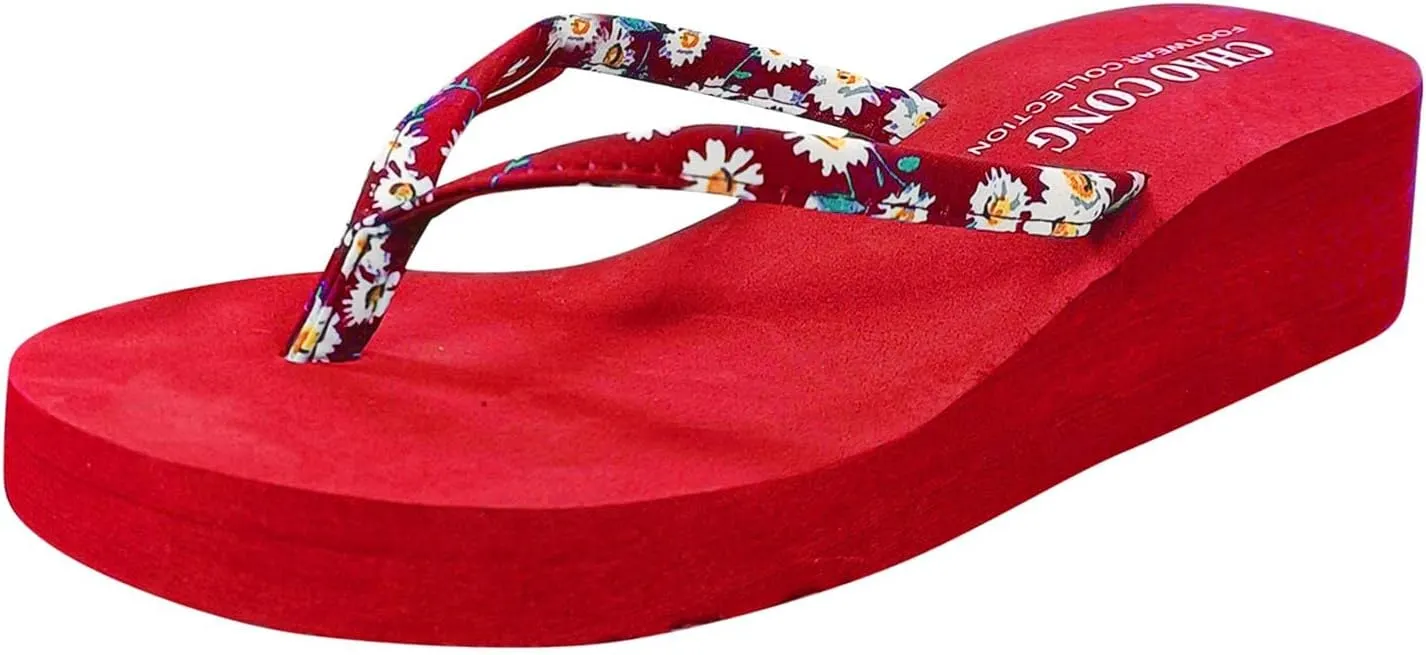 Flip Flops for Women with Arch Support Slip On Lightweight Athletic Thong Sandals Memory Foam Slippers