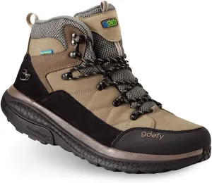 G-DEFY Sierra Waterproof Womens Hiking Boot | VersoShock Technology for Pain Associated with Walking | Prolonged Standing | Arch Support | Free Custom Orthotic