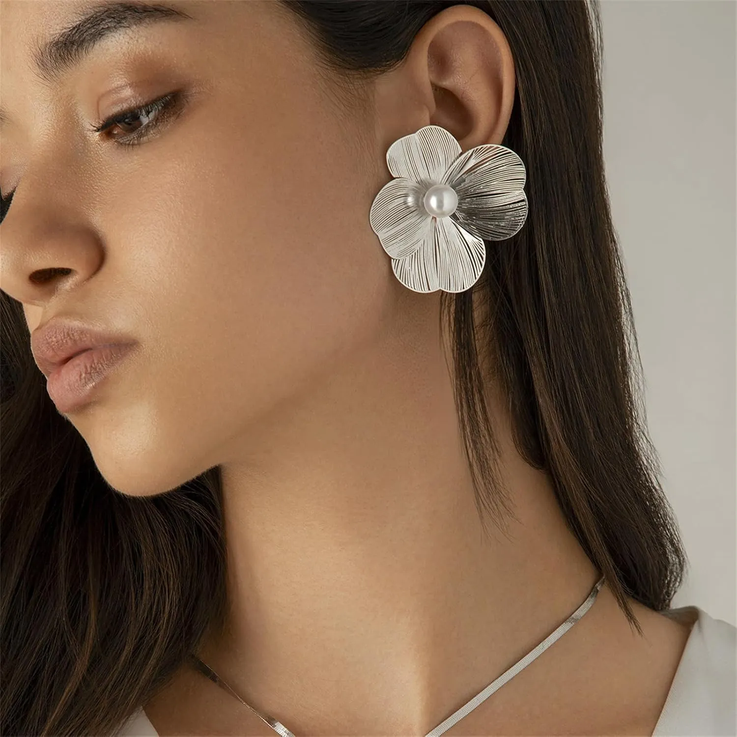 Ginkgo Biloba Leaf Tassel Earrings Necklace Set,Boho Y Pendant Necklaces Dainty Ginkgo Biloba Leaf Earring Floral Statement Necklace Large Plant Leaves Flower Choker Earrings Summer Jewelry for Women