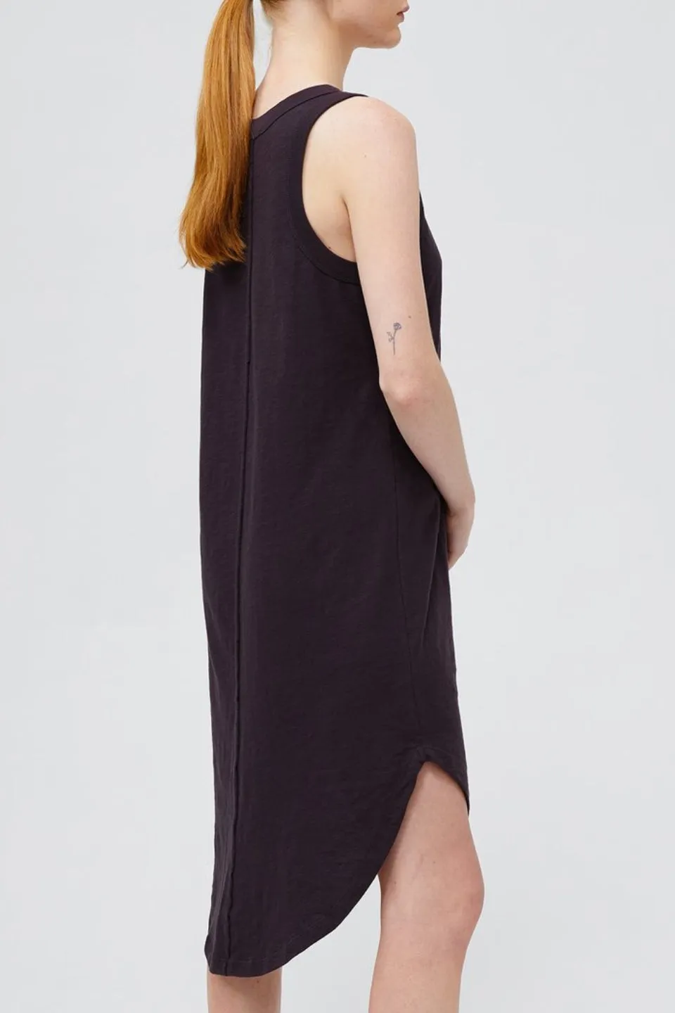 Giselle Vintage Black Cotton Tank Dress