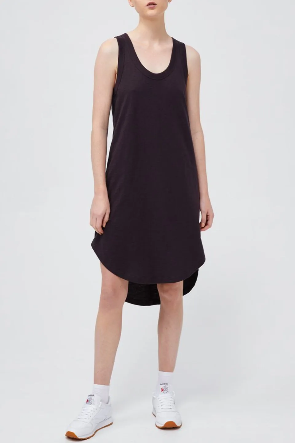 Giselle Vintage Black Cotton Tank Dress