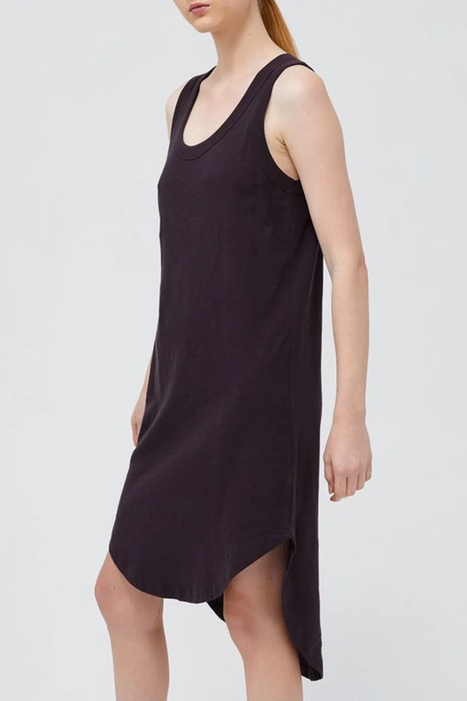 Giselle Vintage Black Cotton Tank Dress