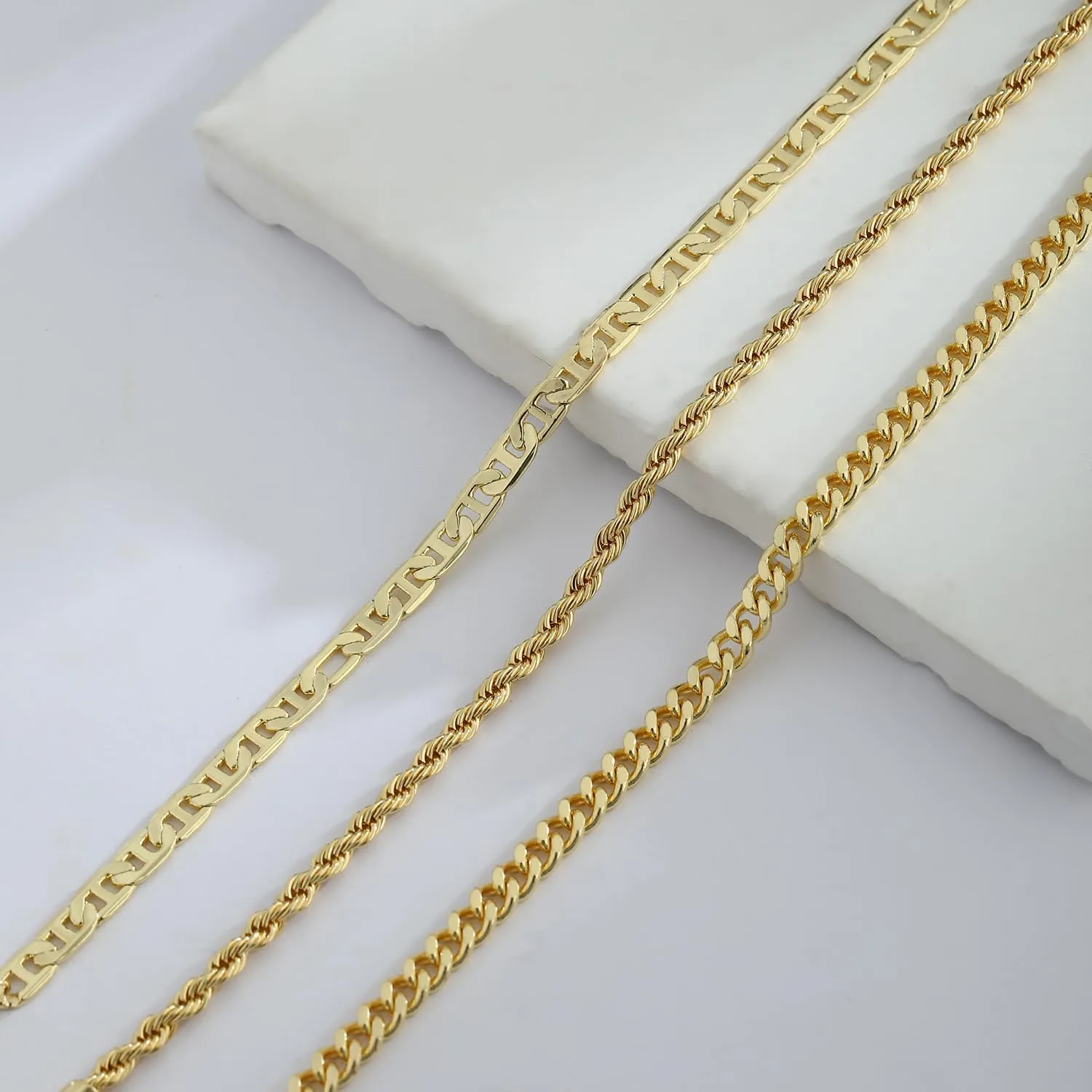 Gold Anklets for Women Waterproof 14k Gold Plated Cuban Link Anklets Non Tarnish Rope Herringbone Ankle Chain Summer Beach Jewelry Gifts for Women