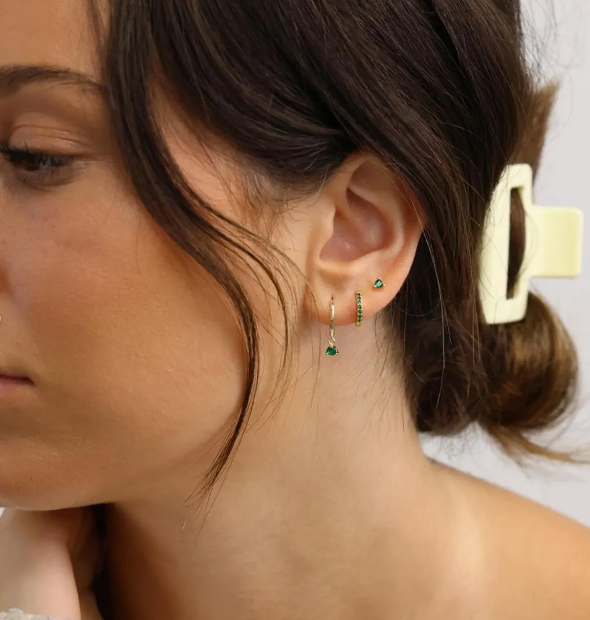 Gold Huggie Hoop Earrings Set, Small Hoop Earrings Stack Women Girls Cartilage Piercing Jewelry Gift
