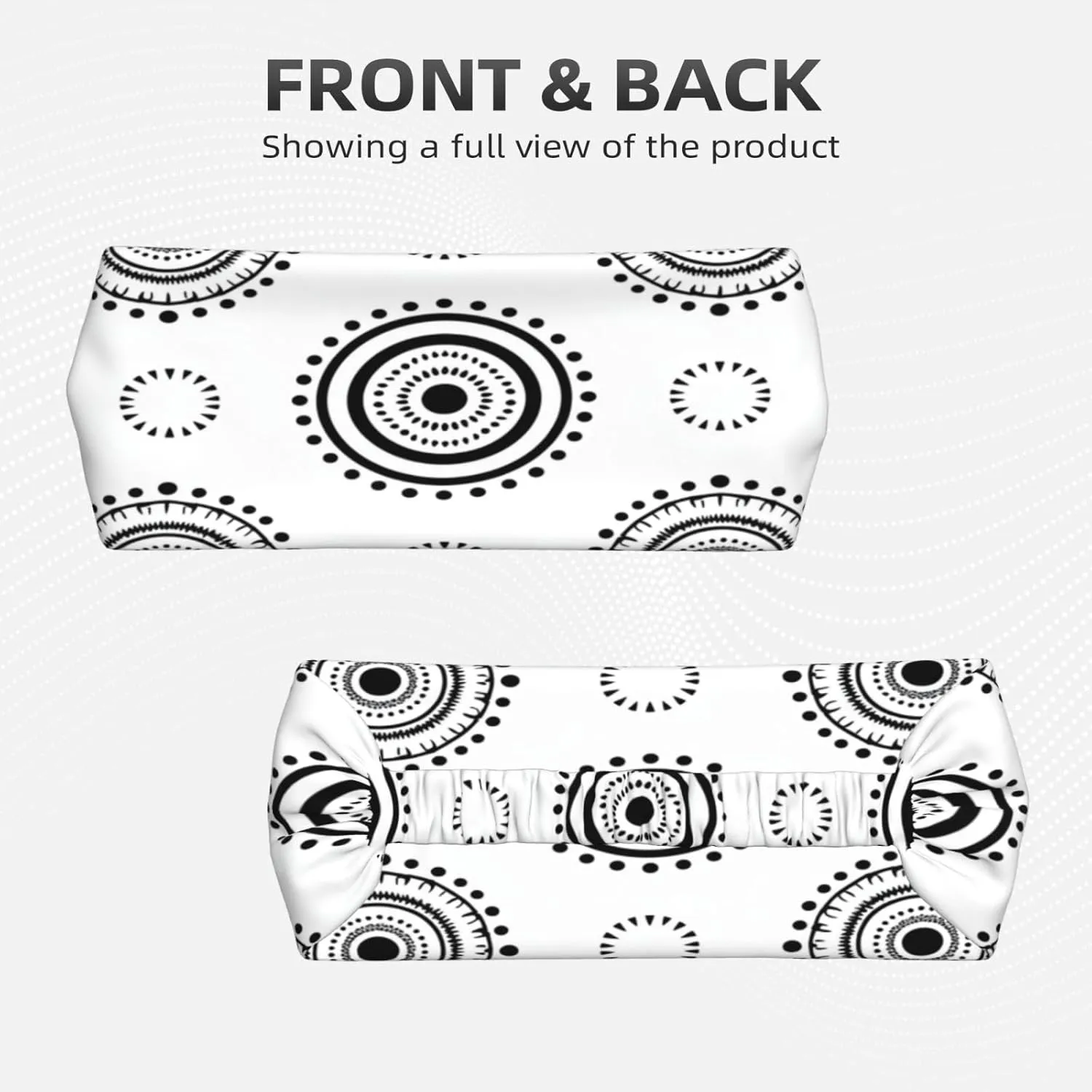 Happy Faces Headband Sports Sweatbands for Men Women Halloween Hairband for Workout Athletic Running Yoga Basketball Gym