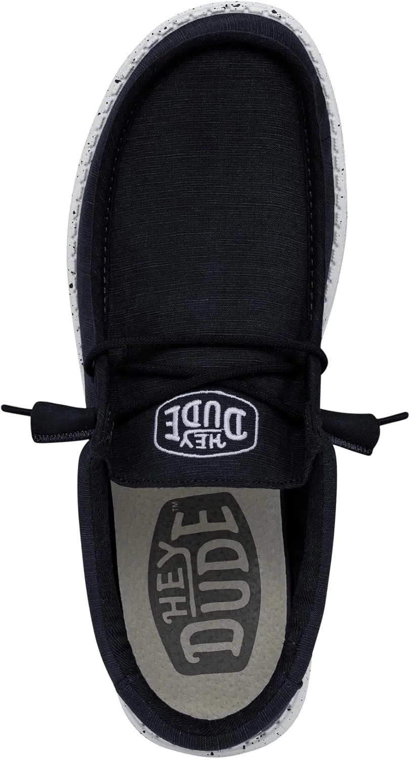 Hey Dude Men's Wally Slub Moc Toe Shoes