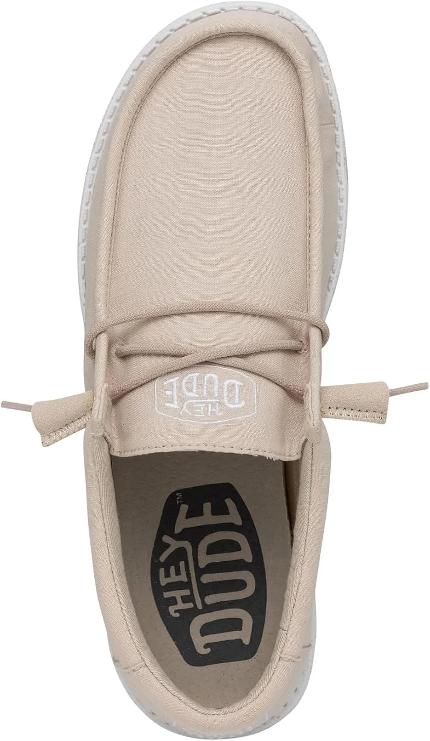 Hey Dude Men's Wally Slub Moc Toe Shoes