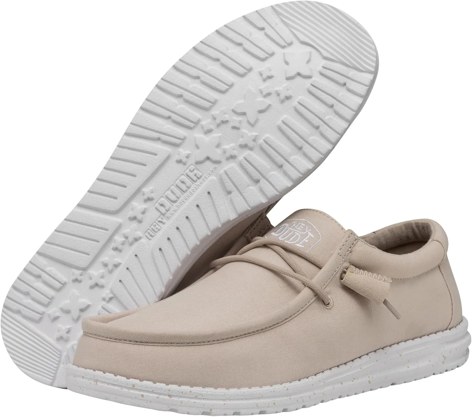 Hey Dude Men's Wally Slub Moc Toe Shoes
