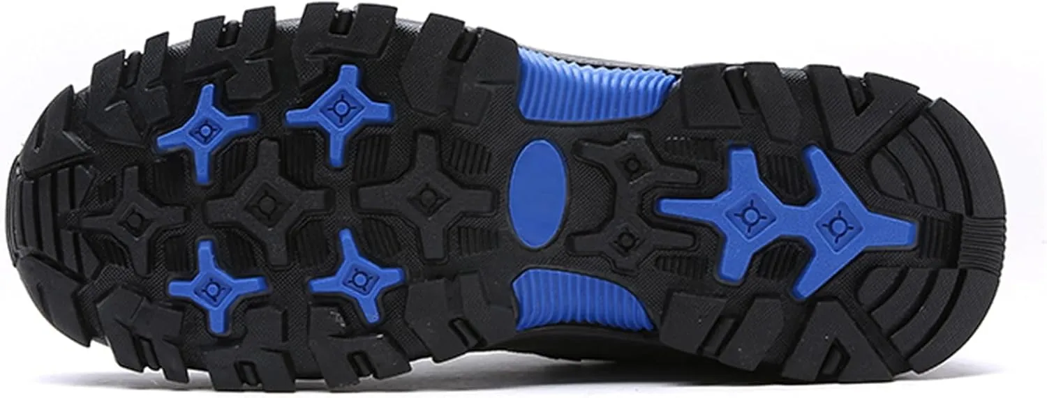 JiuQing Men's Hiking Shoes Casual Trail Running Shoes Waterproof Low Rise Backpacking Camping Trekking Shoes