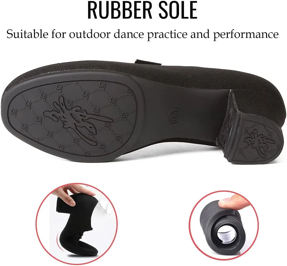 JUODVMP Men & Women Ballroom Dance Shoes Lace-up Latin Modern Salsa Dance Practice Teaching Performance Model 601