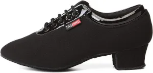 JUODVMP Men & Women Ballroom Dance Shoes Lace-up Latin Modern Salsa Dance Practice Teaching Performance Model 601