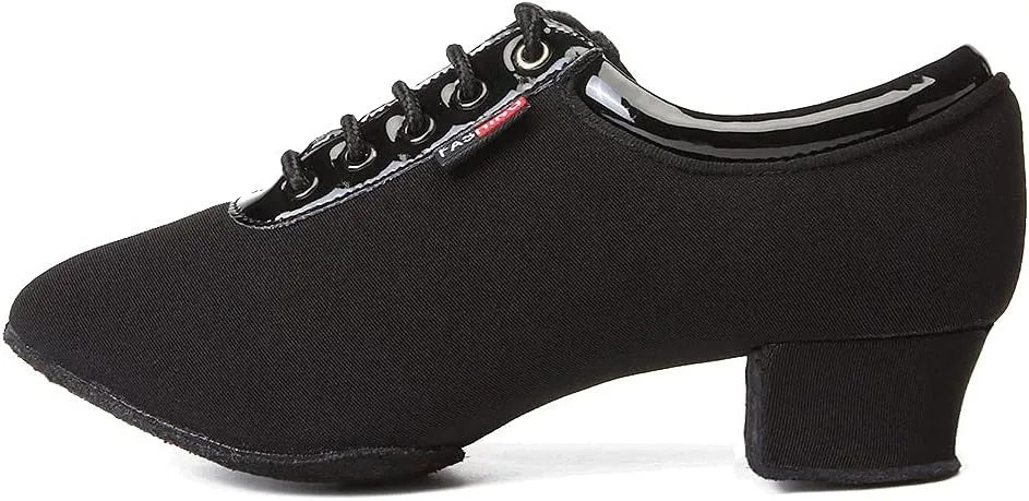 JUODVMP Men & Women Ballroom Dance Shoes Lace-up Latin Modern Salsa Dance Practice Teaching Performance Model 601