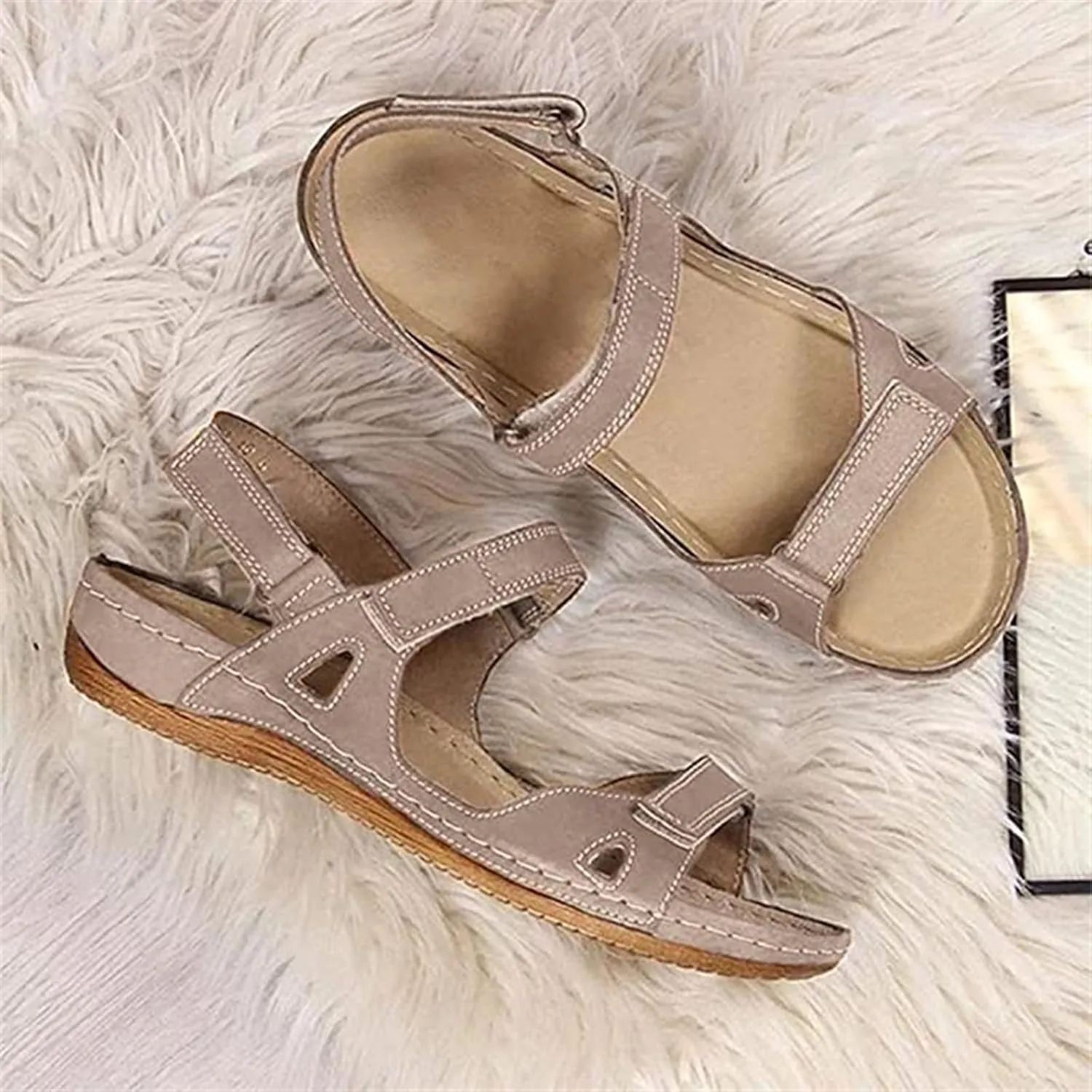 Ladmiple Orthotic Sandals For Women Plantar Fasciitis Comfort Walking Arch Support Slides Dressy Summer Orthopedic Flip Flops
