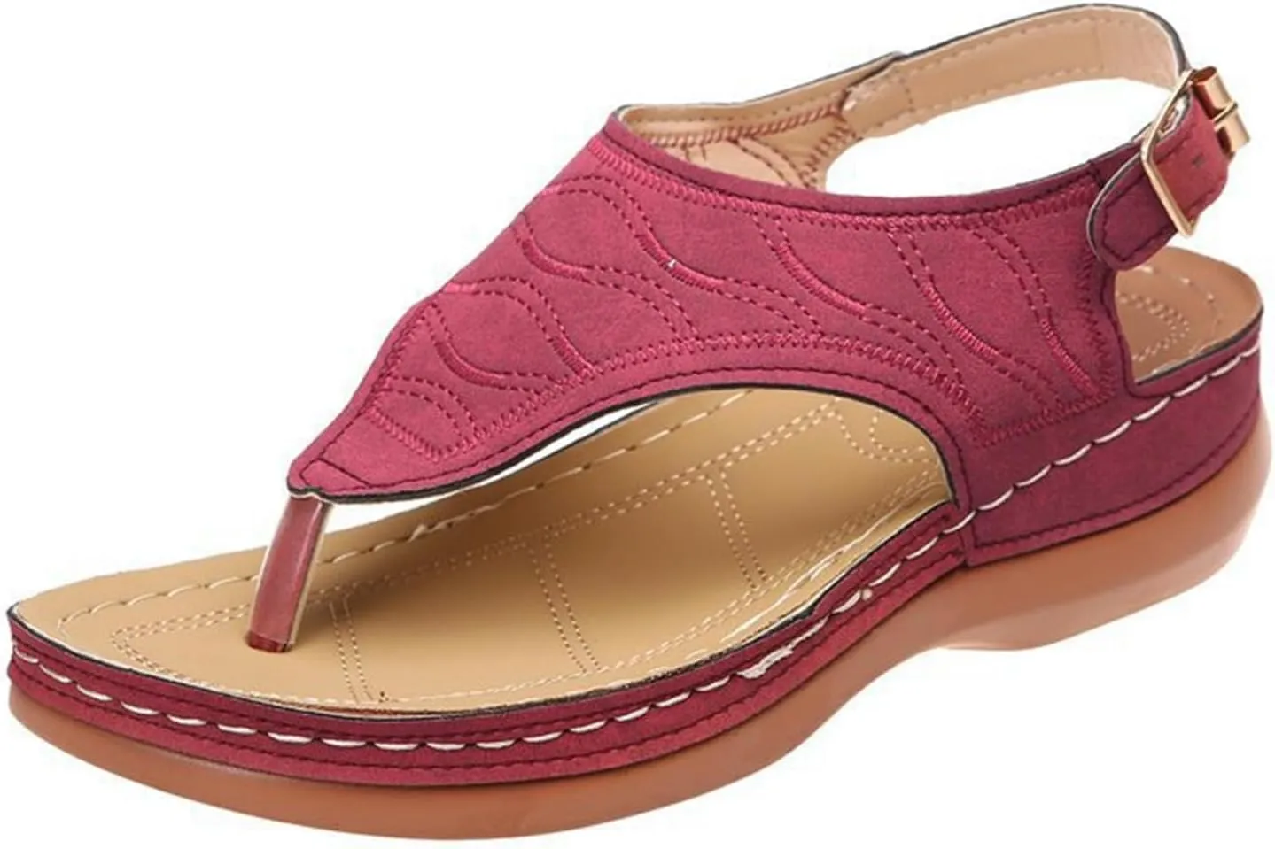 Ladmiple Orthotic Sandals For Women With Arch Support Orthopedic Flip Flops Soft Dressy Summer Beach Shoes Comfortable Slides