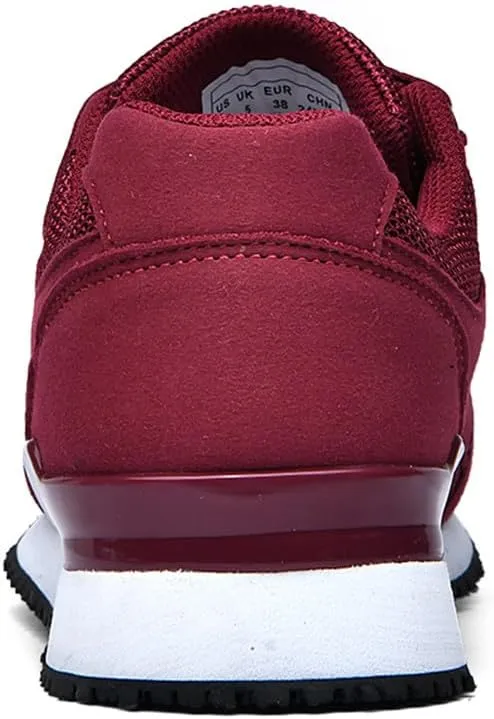 LEADER SHOW Women's Comfort Walking Shoes Casual Safety Non-Slip Elderly Hook-and-Loop Sneakers
