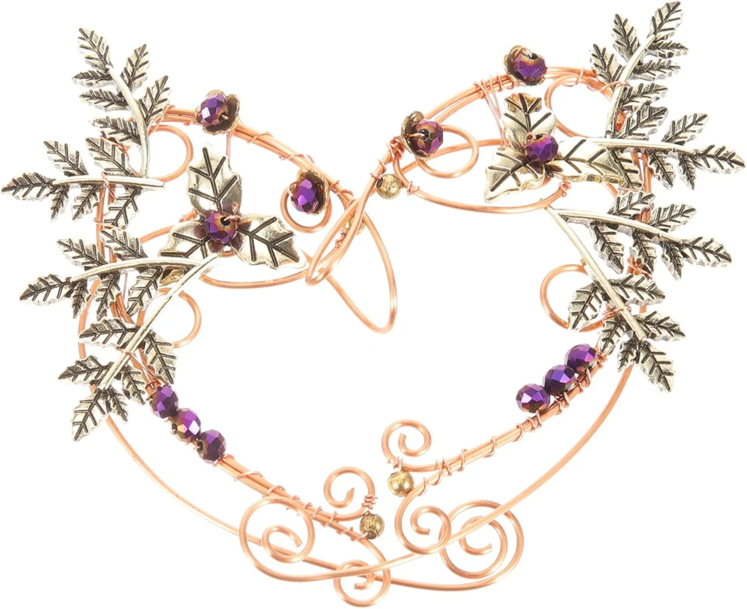 Leaf Style Elf Cuff Earrings Comfortable Ear Wrap Earrings for Gold Fairy Ear Cuffs