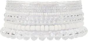MAMA Beaded Stretch Bracelet Set for Women, Stackable Layered Design, Mother's Day Gift